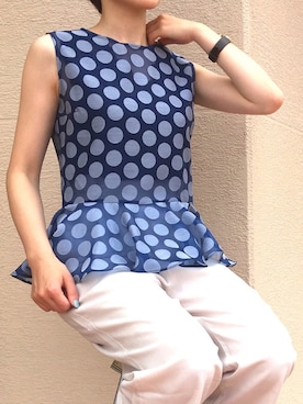 「PICCIN（ピッチン）のアイテム」を使った、PICCIN  百道浜店さん（レディース・158cm）の夏コーディネート