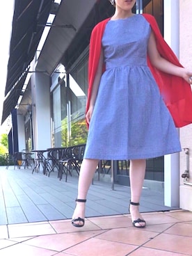 「PICCIN（ピッチン）のアイテム」を使った、PICCIN  百道浜店さん（レディース・158cm）の夏コーディネート