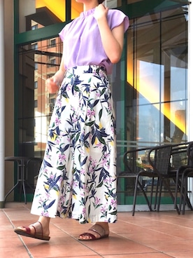 「piccin」｜PICCIN  百道浜店さん（レディース・158cm）の夏コーディネート