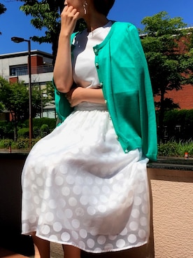 「PICCIN（ピッチン）のアイテム」を使った、PICCIN  百道浜店さん（レディース・158cm）の夏コーディネート