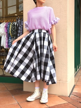 「百道浜」｜「アイテム（その他）」を使った、PICCIN  百道浜店さん（レディース・158cm）の夏コーディネート