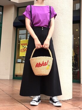 「piccin」｜「アイテム（その他）」を使った、PICCIN  百道浜店さん（レディース・158cm）の夏コーディネート