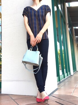 「piccin」｜「アイテム（その他）」を使った、PICCIN  百道浜店さん（レディース・158cm）の夏コーディネート