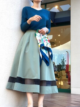 「piccin」｜「アイテム（その他）」を使った、PICCIN  百道浜店さん（レディース・158cm）の夏コーディネート