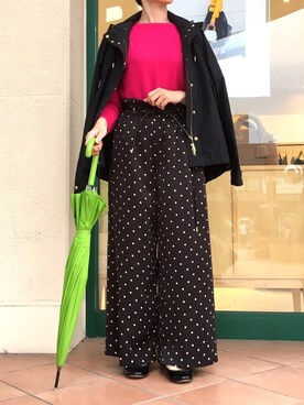 「piccin」｜「アイテム（その他）」を使った、PICCIN  百道浜店さん（レディース・158cm）の秋コーディネート