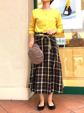 「piccin」｜「アイテム（その他）」を使った、PICCIN  百道浜店さん（レディース・158cm）の秋コーディネート