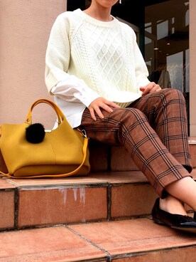「百道浜」｜PICCIN  百道浜店さん（レディース・158cm）の秋コーディネート