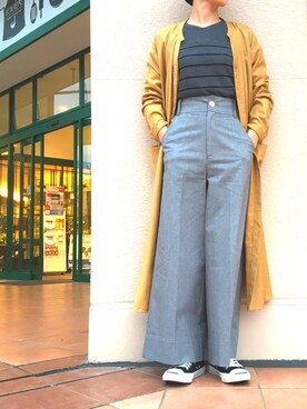 「piccin」｜「アイテム（その他）」を使った、PICCIN  百道浜店さん（レディース・158cm）の秋コーディネート