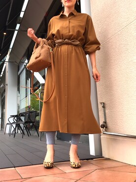 「piccin」｜「アイテム（その他）」を使った、PICCIN  百道浜店さん（レディース・158cm）の秋コーディネート