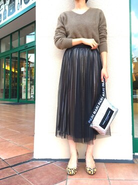 「百道浜」｜PICCIN  百道浜店さん（レディース・158cm）の秋コーディネート