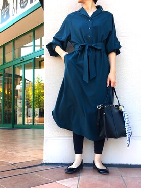 「百道浜」｜PICCIN  百道浜店さん（レディース・158cm）の秋コーディネート