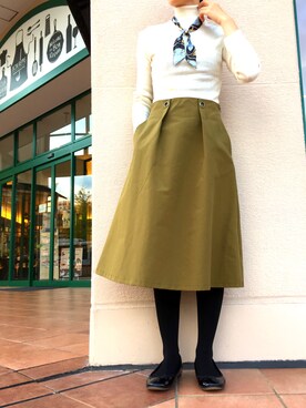 「piccin」｜「アイテム（その他）」を使った、PICCIN  百道浜店さん（レディース・158cm）の秋コーディネート