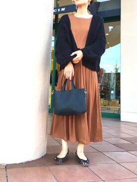 「piccin」｜「アイテム（その他）」を使った、PICCIN  百道浜店さん（レディース・158cm）の秋コーディネート