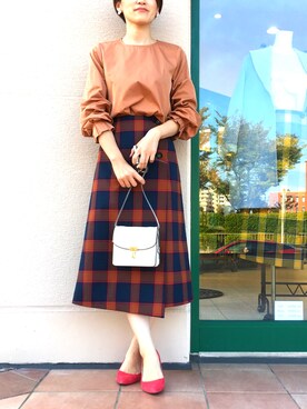 「百道浜」｜PICCIN  百道浜店さん（レディース・158cm）の秋コーディネート