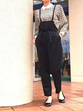 「piccin」｜「アイテム（その他）」を使った、PICCIN  百道浜店さん（レディース・158cm）の秋コーディネート
