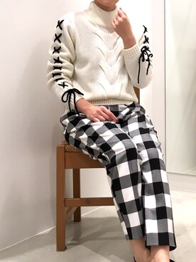 「piccin」｜「アイテム（その他）」を使った、PICCIN  百道浜店さん（レディース・158cm）の冬コーディネート