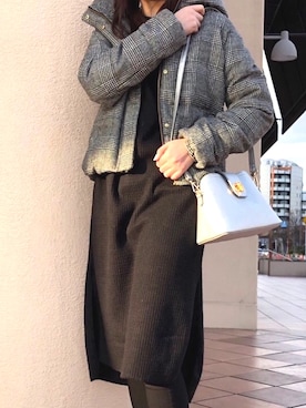 「UNBILLION（アンビリオン）のアイテム」を使った、PICCIN  百道浜店さん（レディース・158cm）の冬コーディネート
