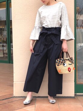 「piccin」｜「アイテム（その他）」を使った、PICCIN  百道浜店さん（レディース・158cm）の春コーディネート
