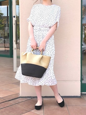 「PICCIN（ピッチン）のアイテム」を使った、PICCIN  百道浜店さん（レディース・158cm）の春コーディネート