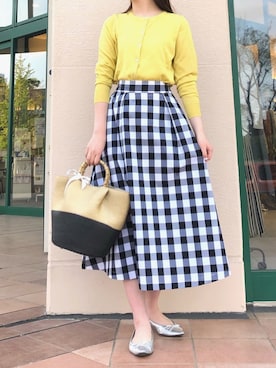 「PICCIN（ピッチン）のアイテム」を使った、PICCIN  百道浜店さん（レディース・158cm）の春コーディネート