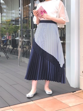 「PICCIN（ピッチン）のアイテム」を使った、PICCIN  百道浜店さん（レディース・158cm）の夏コーディネート