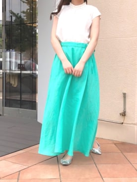 「piccin」｜PICCIN  百道浜店さん（レディース・157cm）の夏コーディネート