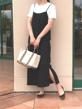 「PICCIN（ピッチン）のアイテム」を使った、PICCIN  百道浜店さん（レディース・158cm）の夏コーディネート