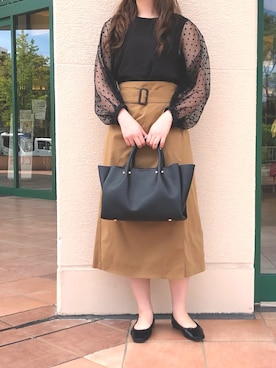 「PICCIN（ピッチン）のアイテム」を使った、PICCIN  百道浜店さん（レディース・158cm）の夏コーディネート