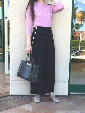 「PICCIN（ピッチン）のアイテム」を使った、PICCIN  百道浜店さん（レディース・158cm）の秋コーディネート