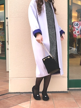 「PICCIN（ピッチン）のアイテム」を使った、PICCIN  百道浜店さん（レディース・160cm）の冬コーディネート