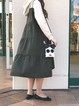 「piccin」｜PICCIN  百道浜店さん（レディース・158cm）の冬コーディネート