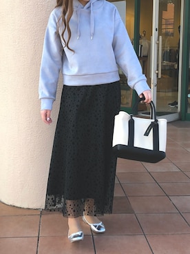 「PICCIN（ピッチン）のアイテム」を使った、PICCIN  百道浜店さん（レディース・158cm）の冬コーディネート