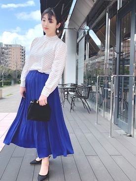 「PICCIN（ピッチン）のアイテム」を使った、PICCIN  百道浜店さん（レディース・160cm）の春コーディネート