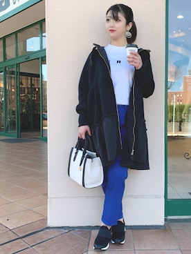 「piccin」｜「アイテム（その他アウター）」を使った、PICCIN  百道浜店さん（レディース・160cm）の春コーディネート