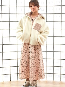 「ADOLESCENCE （アドレセンス）のアイテム」を使った、ADOLESCENCE officialさん（レディース・160cm）の冬コーディネート