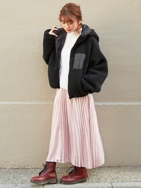 「ADOLESCENCE （アドレセンス）のアイテム」を使った、ADOLESCENCE officialさん（レディース・160cm）の冬コーディネート