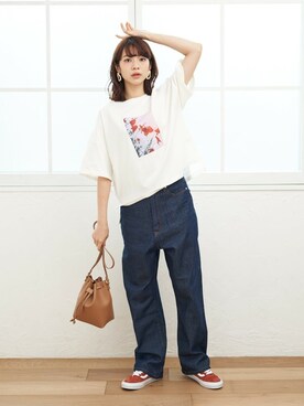 「ADOLESCENCE （アドレセンス）のアイテム」を使った、ADOLESCENCE officialさん（レディース・163cm）の春コーディネート