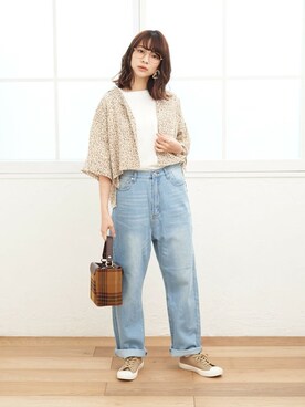 「ADOLESCENCE （アドレセンス）のアイテム」を使った、ADOLESCENCE officialさん（レディース・163cm）の春コーディネート