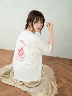 「ADOLESCENCE （アドレセンス）のアイテム」を使った、ADOLESCENCE officialさん（レディース・160cm）の夏コーディネート