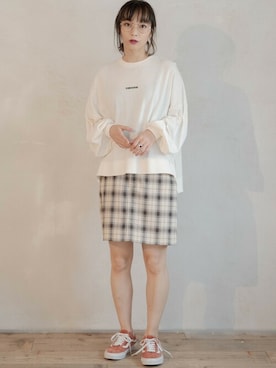 「ADOLESCENCE （アドレセンス）のアイテム」を使った、ADOLESCENCE officialさん（レディース・166cm）の秋コーディネート