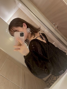 「アイテム（スマホケース/カバー）」を使った、ANNAさん（レディース・157cm）の春コーディネート