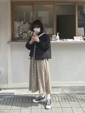 「ohotoro」｜「アイテム（ジャケット/アウター）」を使った、ayaさん（レディース・161cm）の冬コーディネート