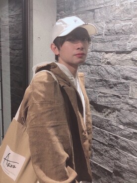 「Buffalo Bobs（バッファローボブズ）のアイテム（パーカー）」を使った、유타(ゆうた)さん（メンズ・166cm）の夏コーディネート