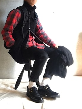 「rag & bone（ラグアンドボーン）のアイテム（パンツ）」を使った、Sさん（メンズ・169cm）の春コーディネート