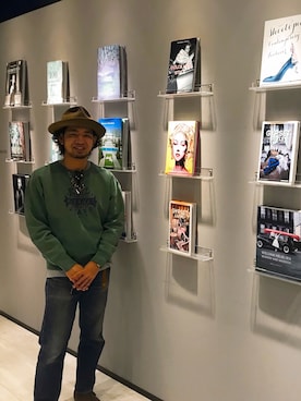 「RRL（ダブル アール エル）のアイテム（スウェット）」を使った、yyyさん（メンズ・178cm）の夏コーディネート
