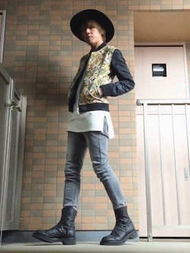 ムラジュンさん(メンズ・172cm)の春コーディネート