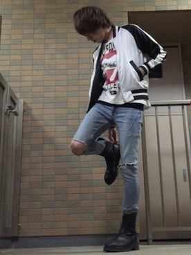 ムラジュンさん（メンズ・172cm）の春コーディネート