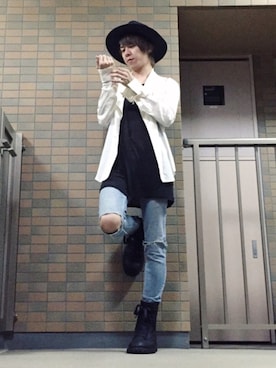 「MA_JULIUS(エムエーユリウス)のアイテム」を使った、ムラジュンさん(メンズ・172cm)の夏コーディネート