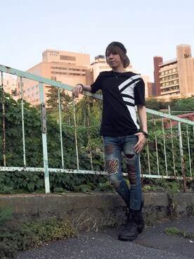 ムラジュンさん(メンズ・172cm)の夏コーディネート