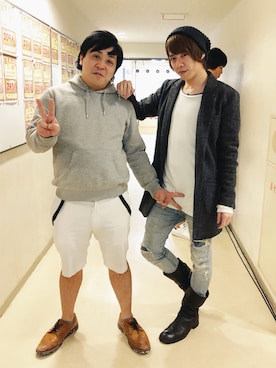 「GLAMB by glamb（グラムバイグラム）のアイテム（ジャケット/アウター）」を使った、ムラジュンさん（メンズ・172cm）の冬コーディネート